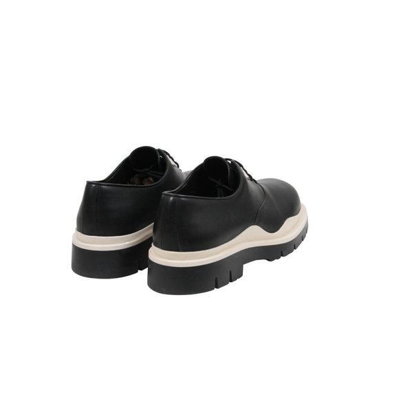 Bottega Veneta Mens Tire Chunky Derby Size 42 US 9 Black White Leather Lace Up main image 6